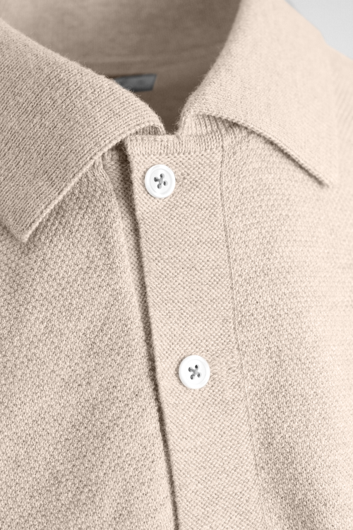 ALBACHA Old Money Style Cotton Polo Shirt - Made in USA